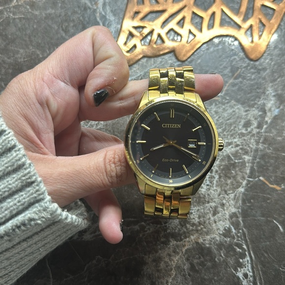 Citizen Gold Men's Black Dial 41mm Watch - Picture 2 of 4